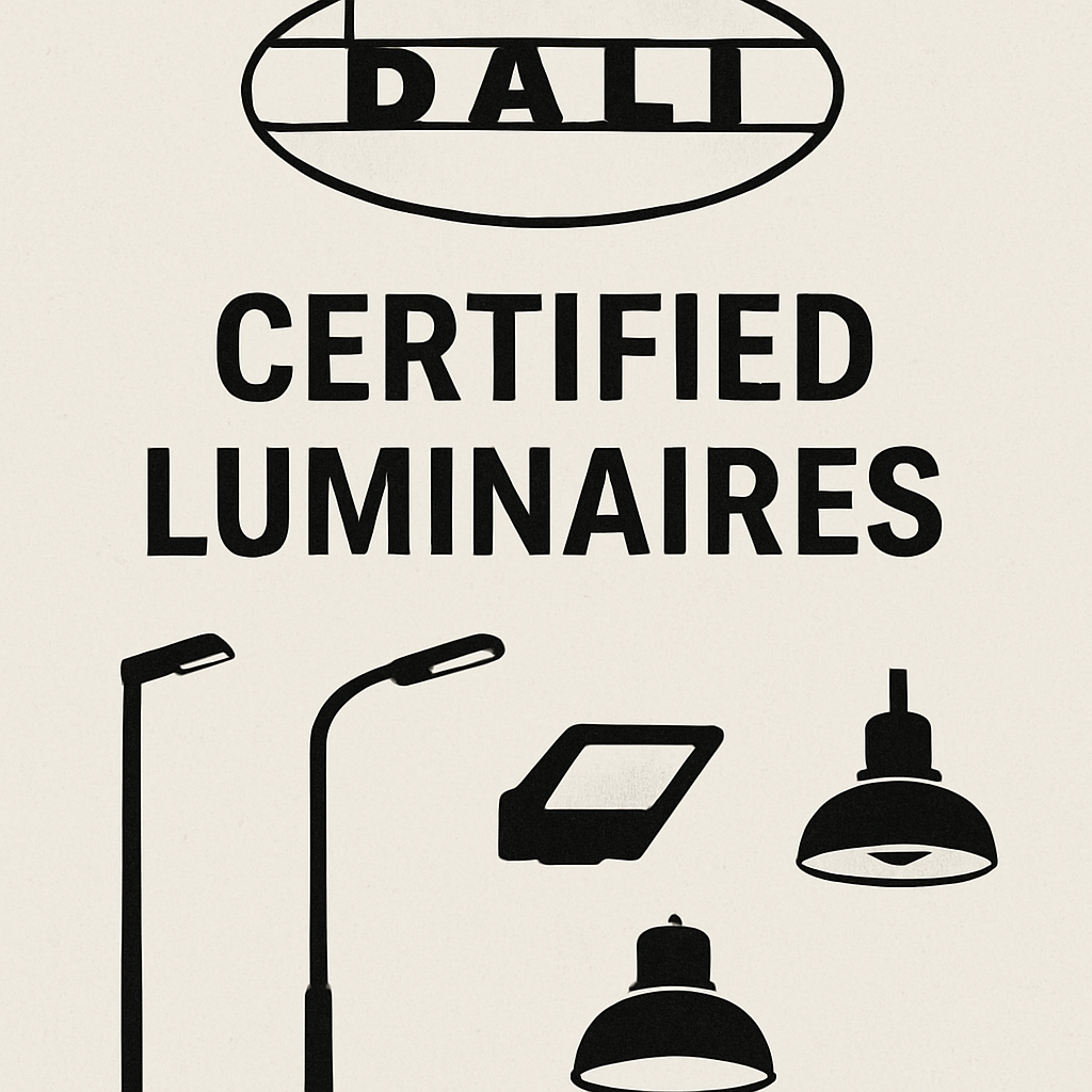 DALI D4i certified luminaires technical specification documents