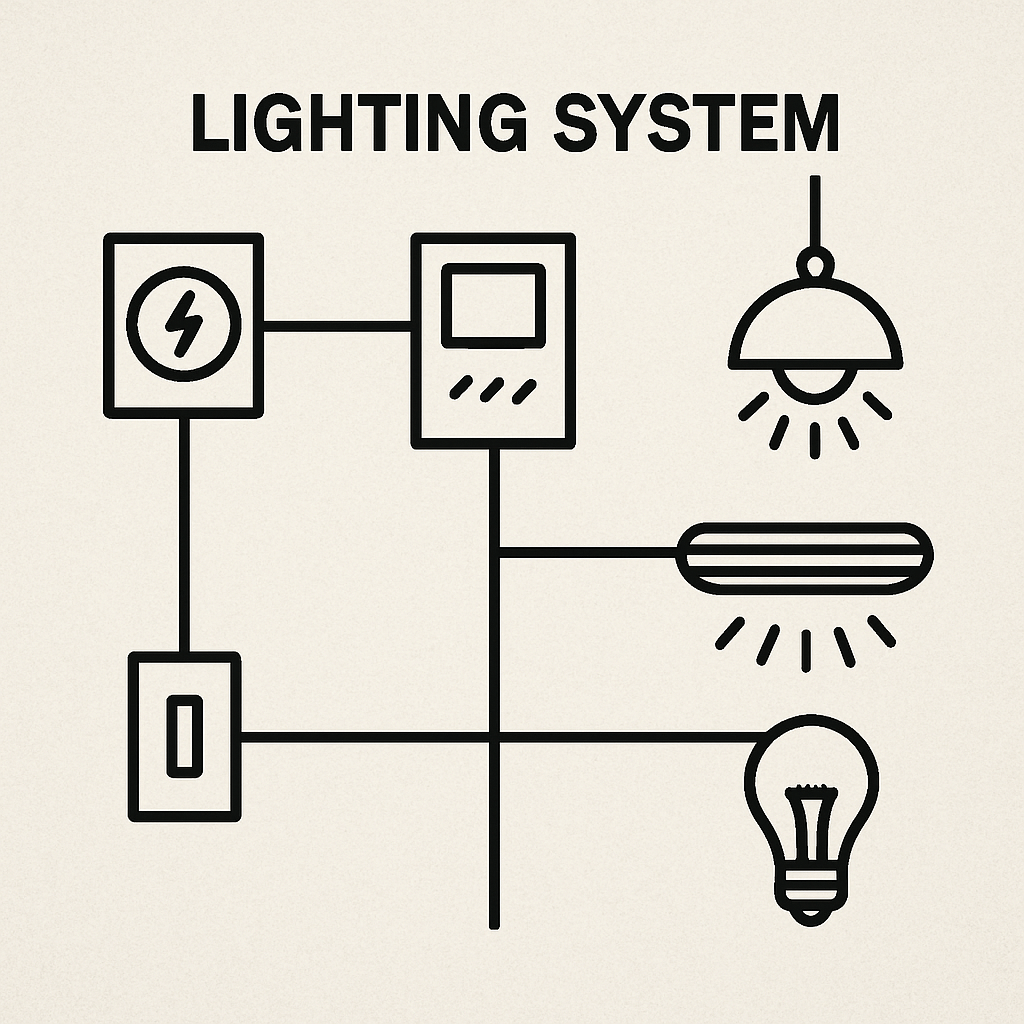 central lighting energy consumption reporting analytics
