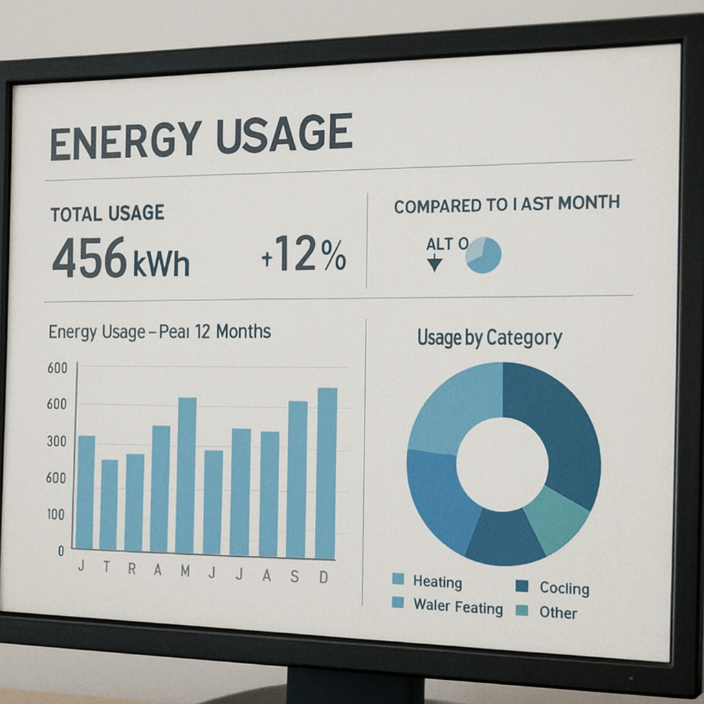 lighting energy usage monitoring software features