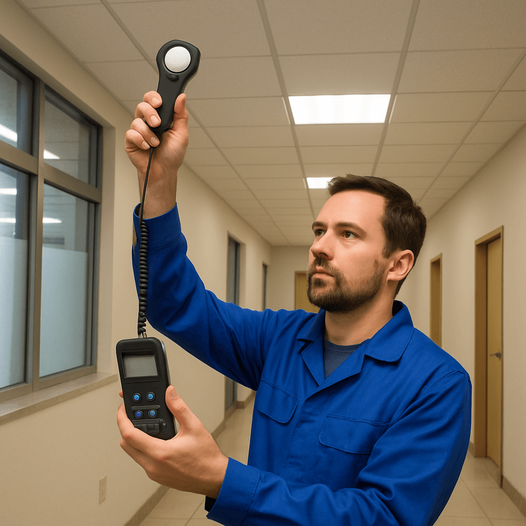 daylight harvesting calibration accuracy verification methods