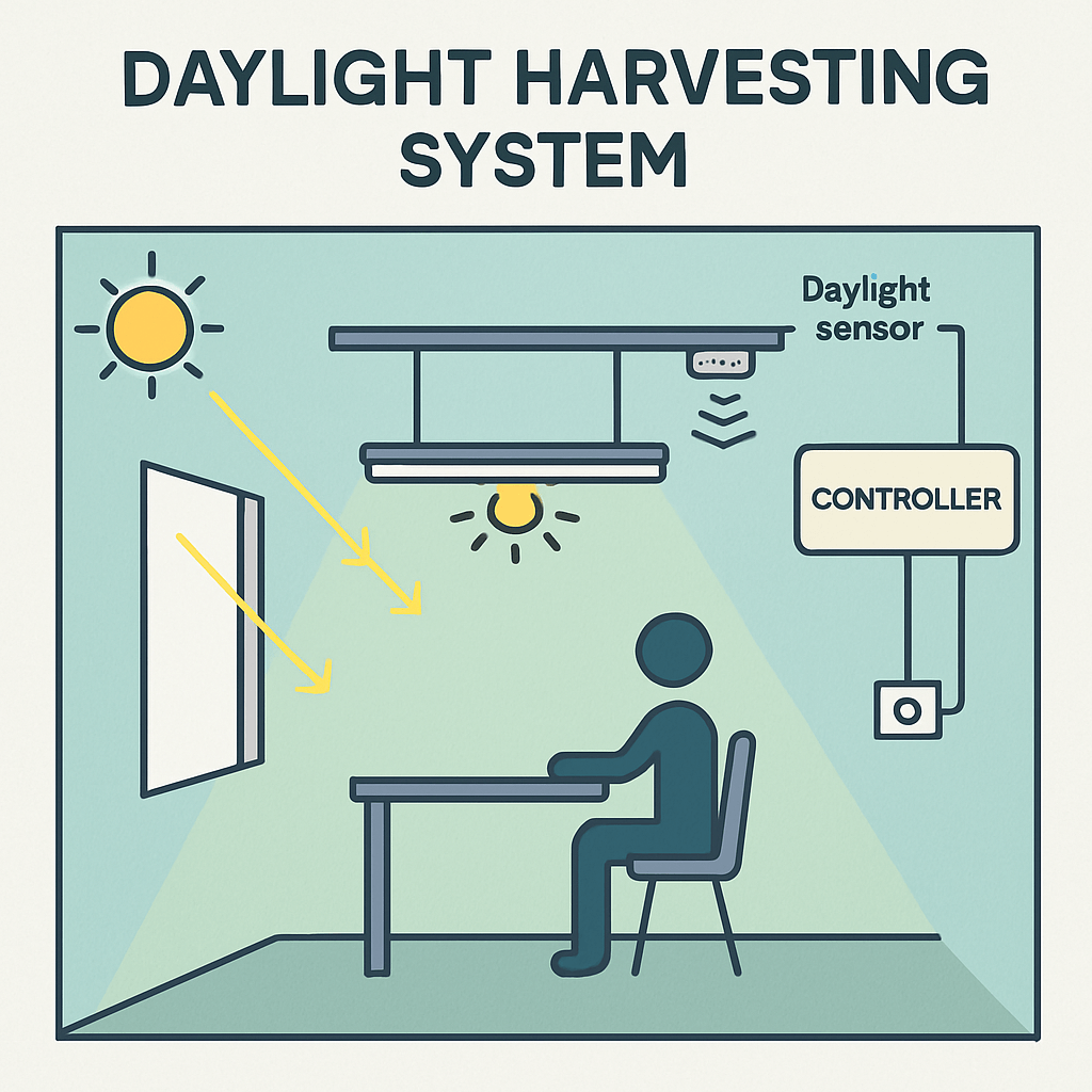 daylight harvesting control calibration