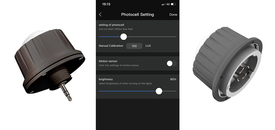Photocell light sensor