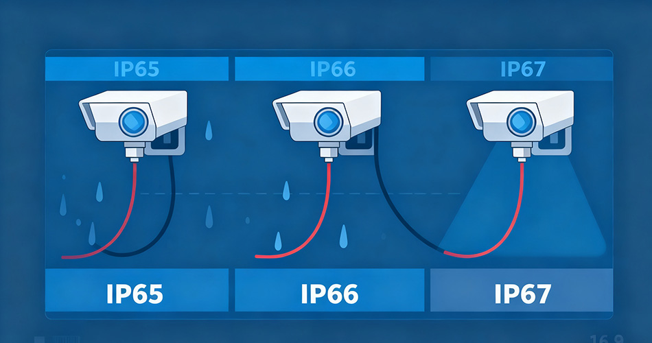 weatherproof photocell IP rating compliance requirements