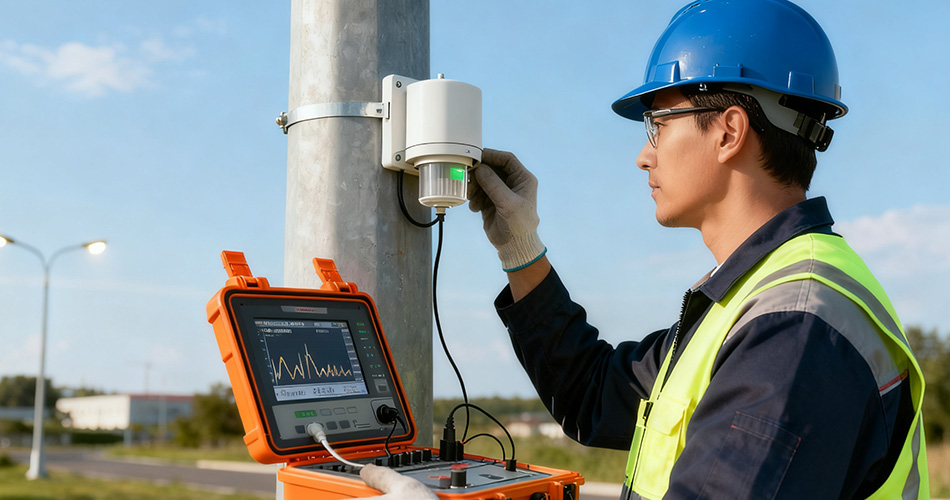 photocell dusk dawn operation reliability testing