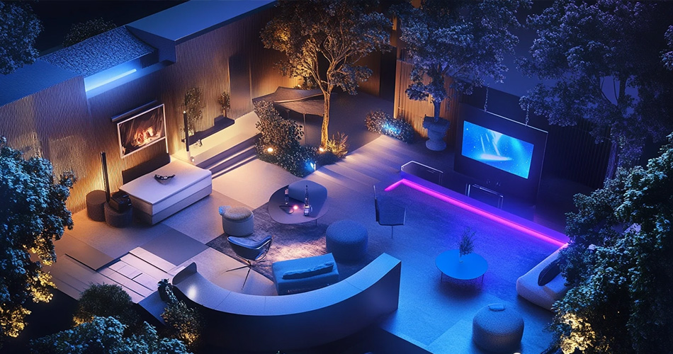 smart lighting app remote access configuration