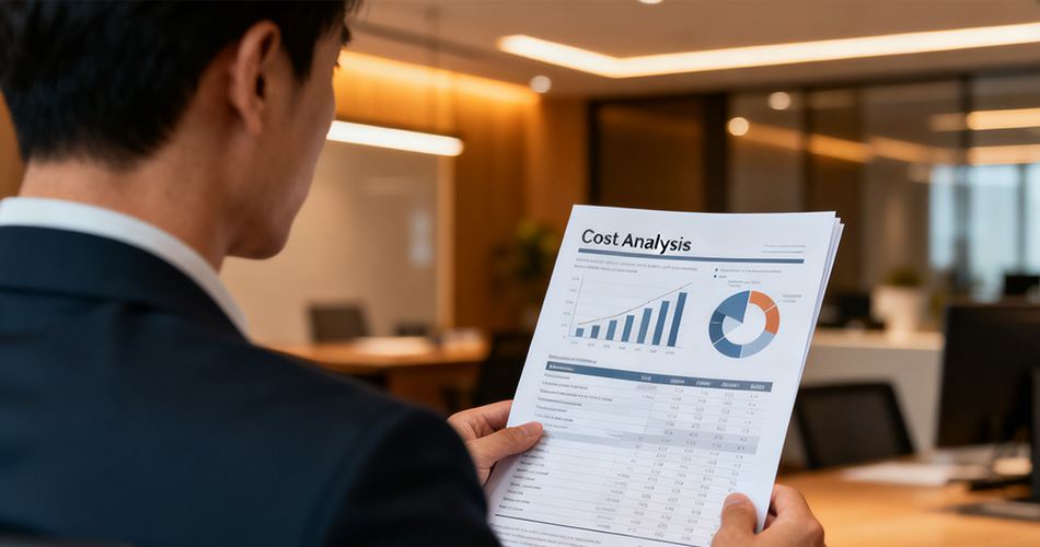commercial lighting cost analysis comparison report