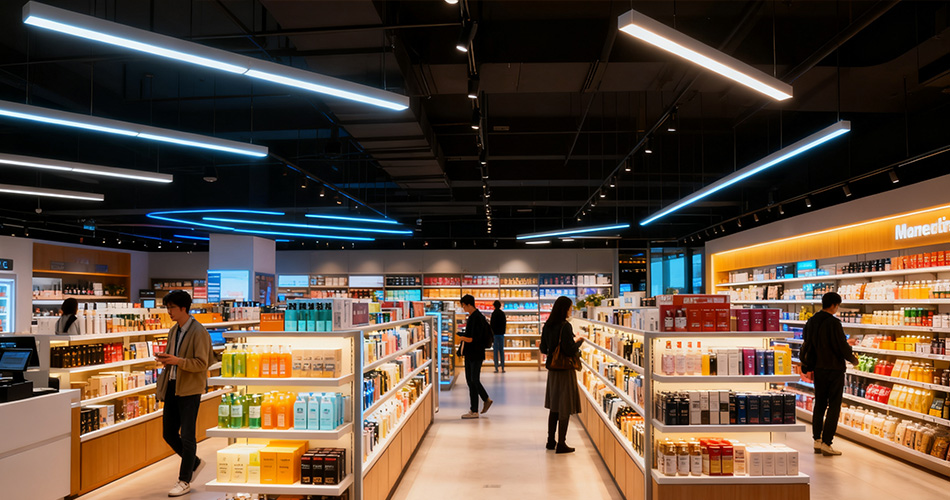 Commercial smart lighting