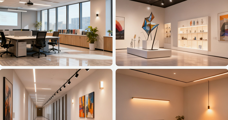 Commercial smart lighting