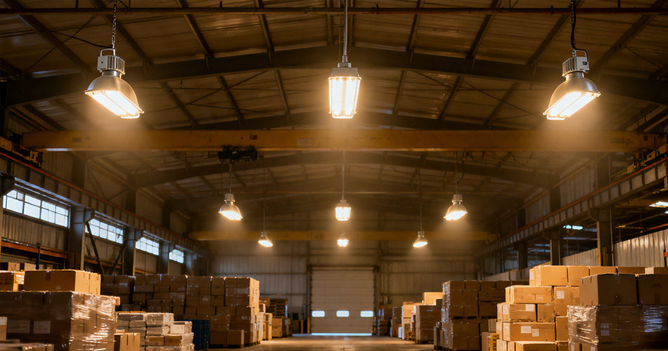 industrial warehouse smart lighting