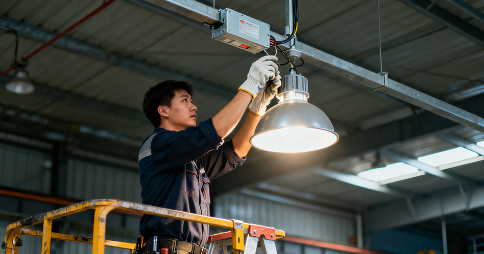 industrial smart lighting maintenance