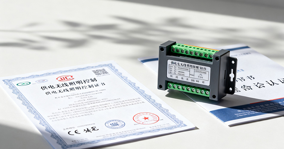 self powered wireless lighting control certifications