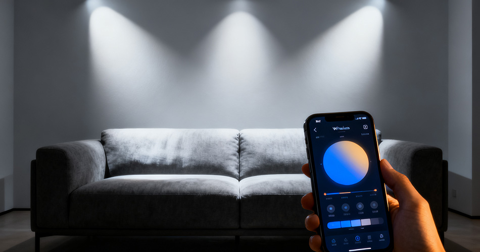 Wireless lighting control