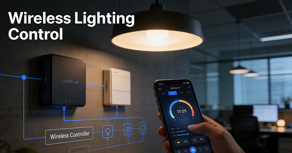 Wireless lighting control