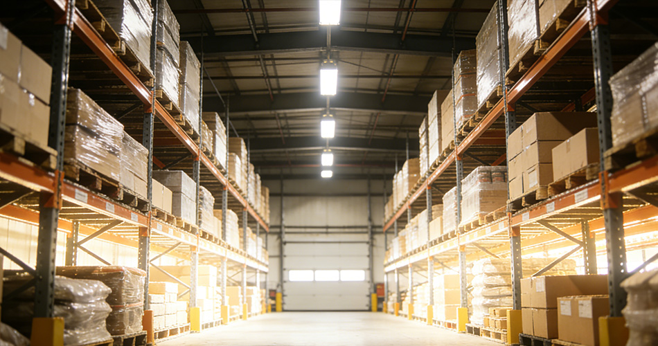 warehouse gantry lighting automation control panels