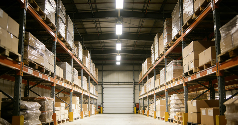 automated lighting systems warehouse