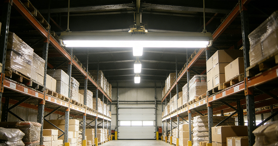 automated lighting systems warehouse
