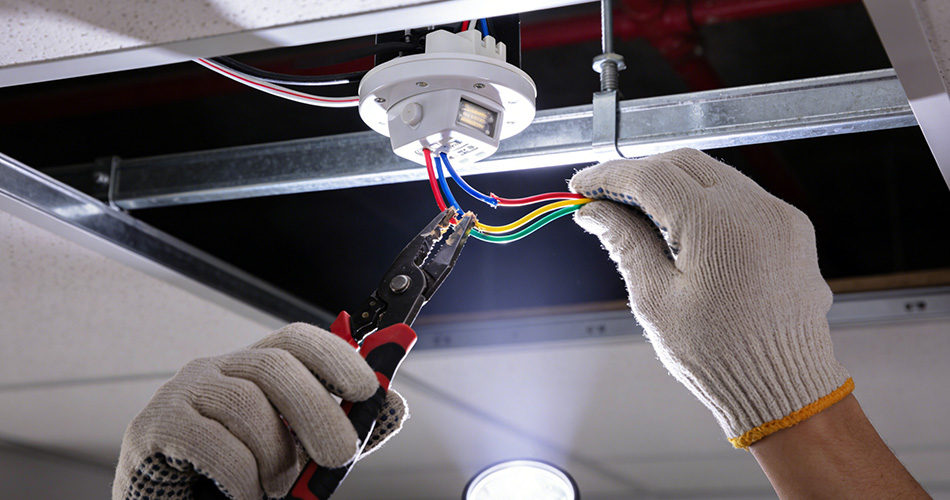 ceiling tile lighting sensor retrofit procedures