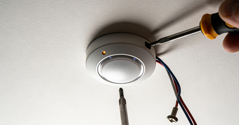 ceiling lighting sensor installation