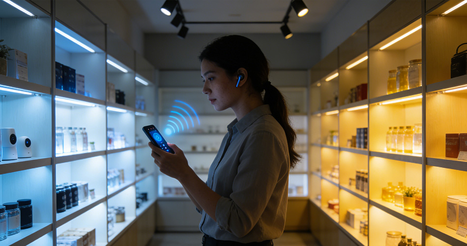 multi language voice assistant lighting control