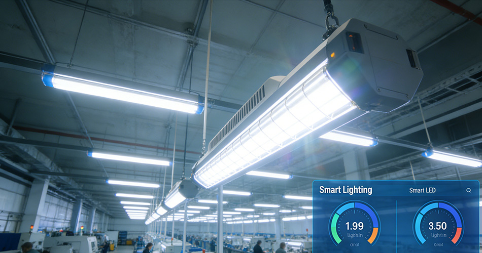 industrial warehouse smart lighting