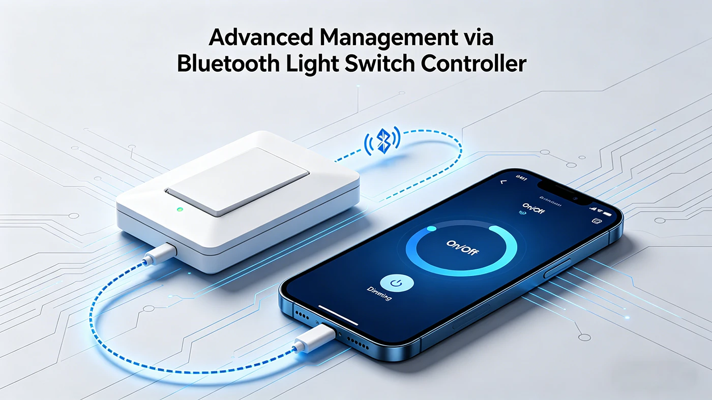 Advanced Management via Bluetooth Light Switch Controller