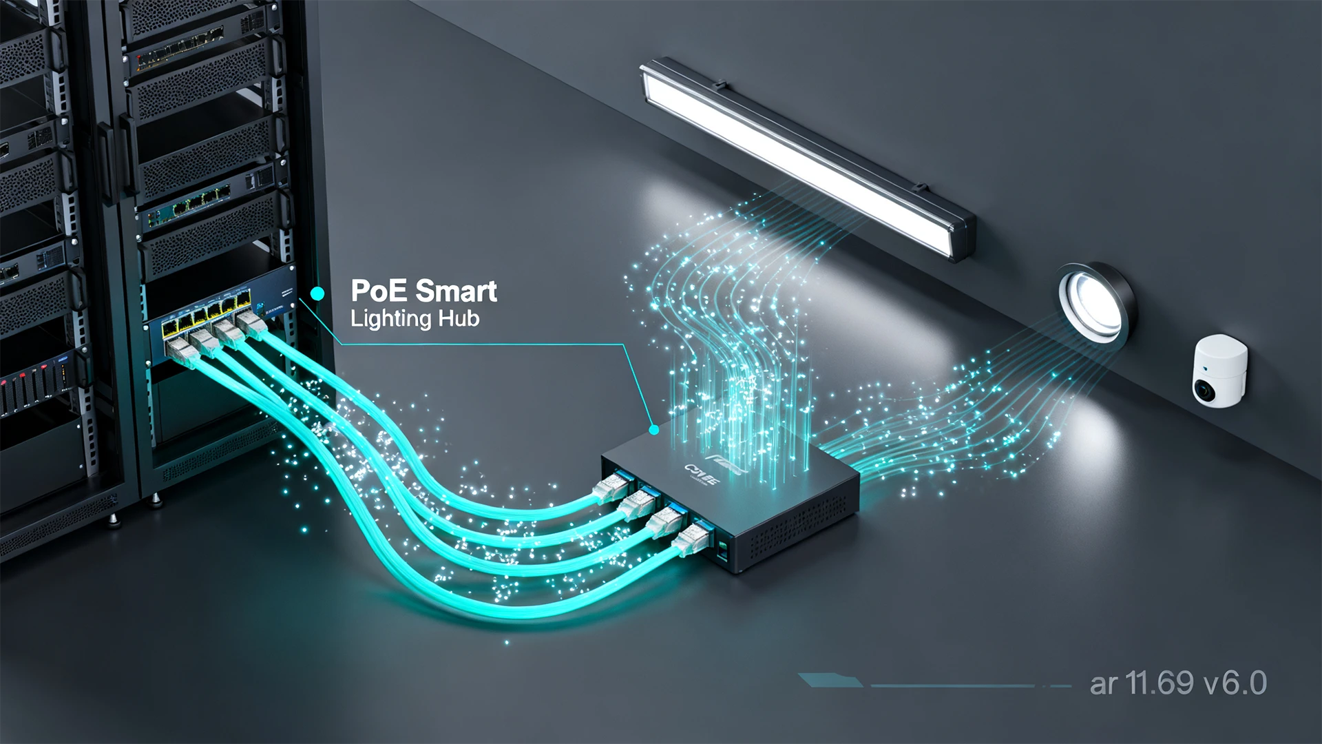Central lighting management software for smart PoE hubs network topology LumiEasy Central lighting management software for smart PoE hubs network topology LumiEasy