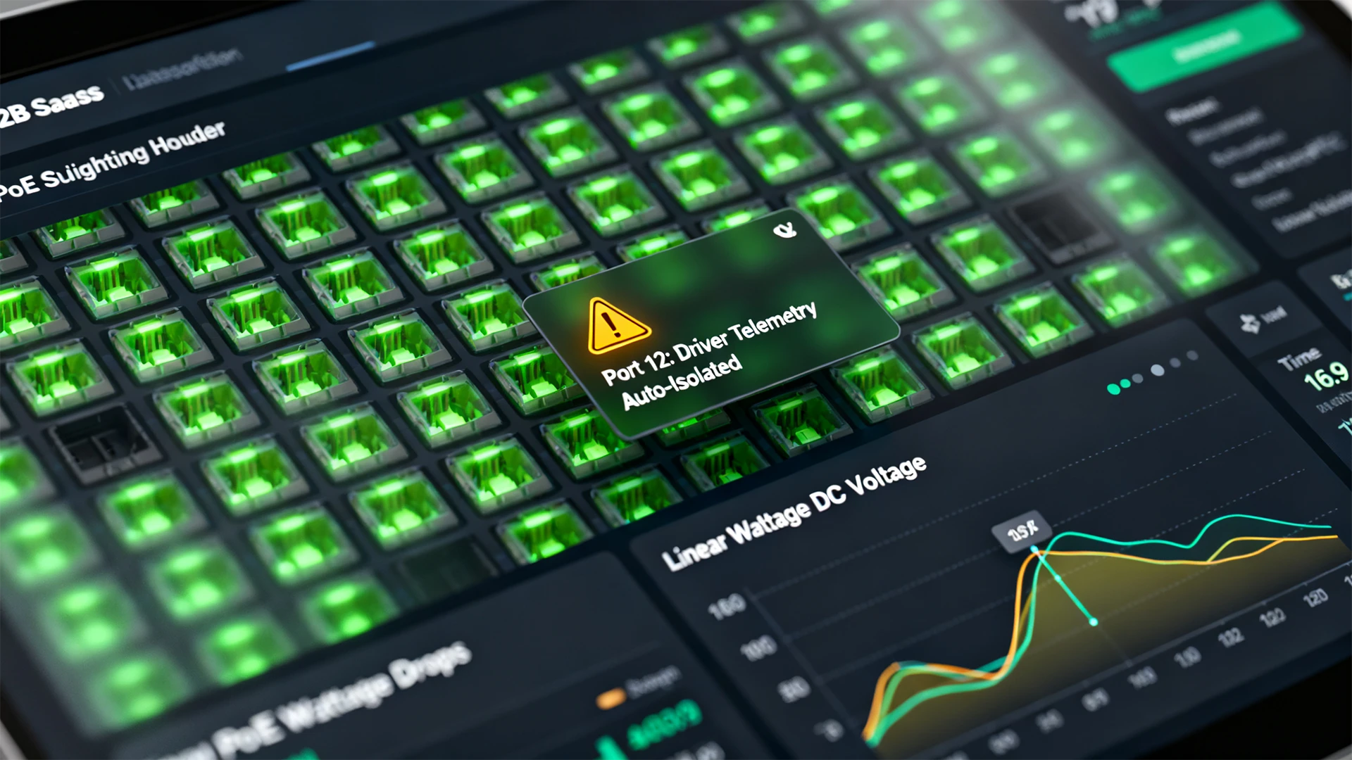 PoE lighting management software port level energy analytics dashboard LumiEasy PoE lighting management software port level energy analytics dashboard LumiEasy