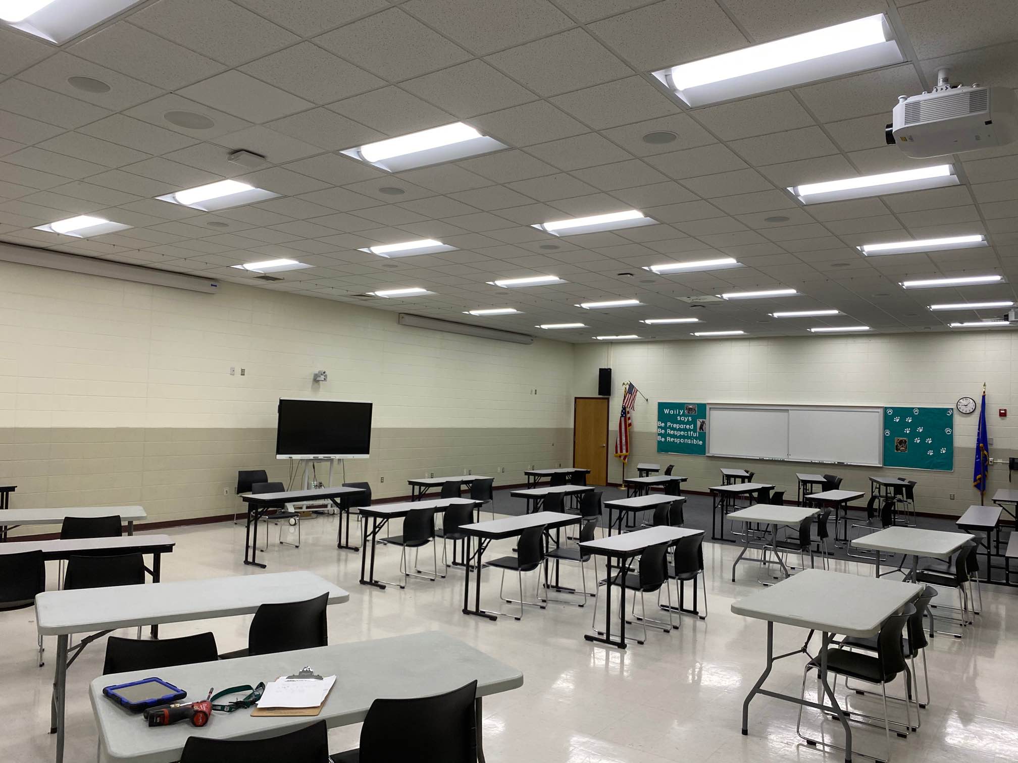 Networked Lighting Controls for a Wisconsin school retrofit with smart sensors, daylight harvesting, zoning, and management. Networked Lighting Controls for a Wisconsin school retrofit with smart sensors, daylight harvesting, zoning, and management.