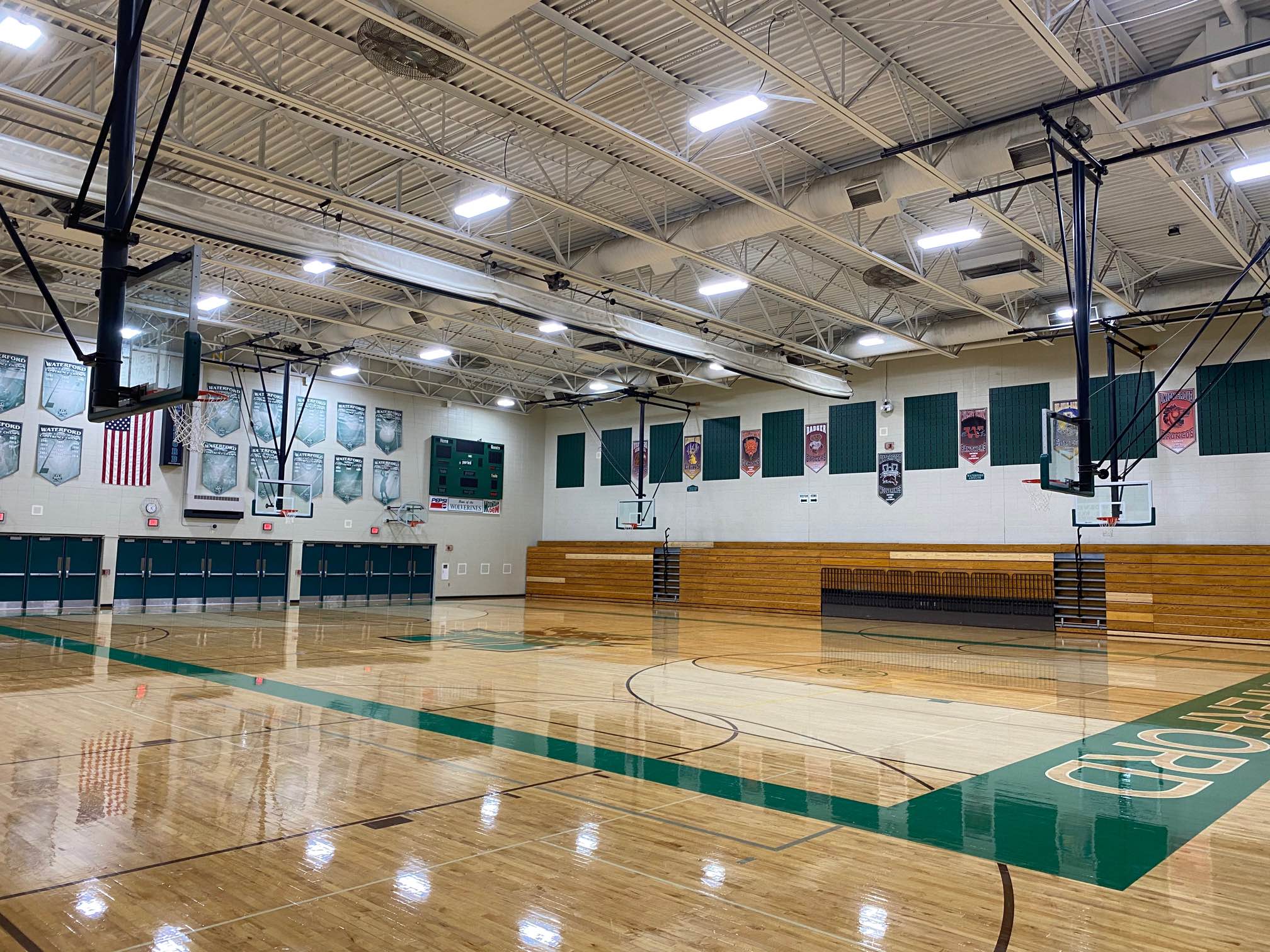 Networked Lighting Controls for a Wisconsin school retrofit with smart sensors, daylight harvesting, zoning, and management. Networked Lighting Controls for a Wisconsin school retrofit with smart sensors, daylight harvesting, zoning, and management.