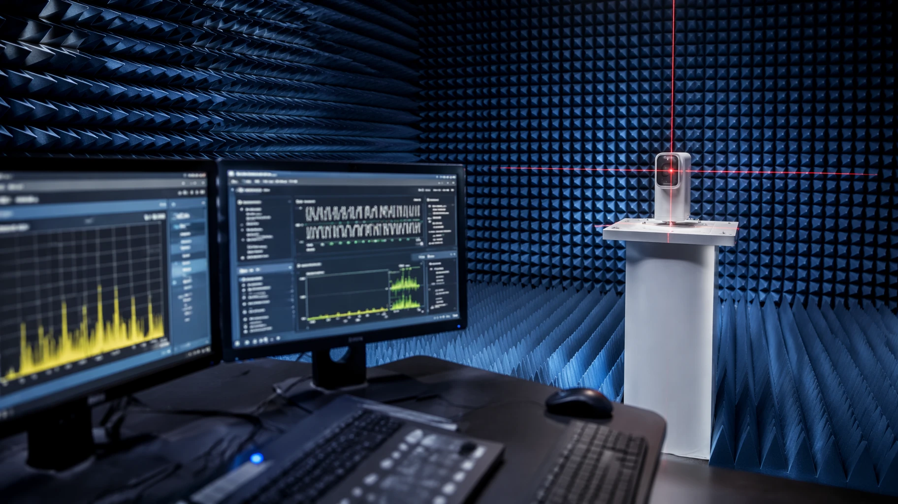 LumiEasy engineering laboratory validating radio frequency and antenna isolation for alternative Silvair sensors LumiEasy engineering laboratory validating radio frequency and antenna isolation for alternative Silvair sensors