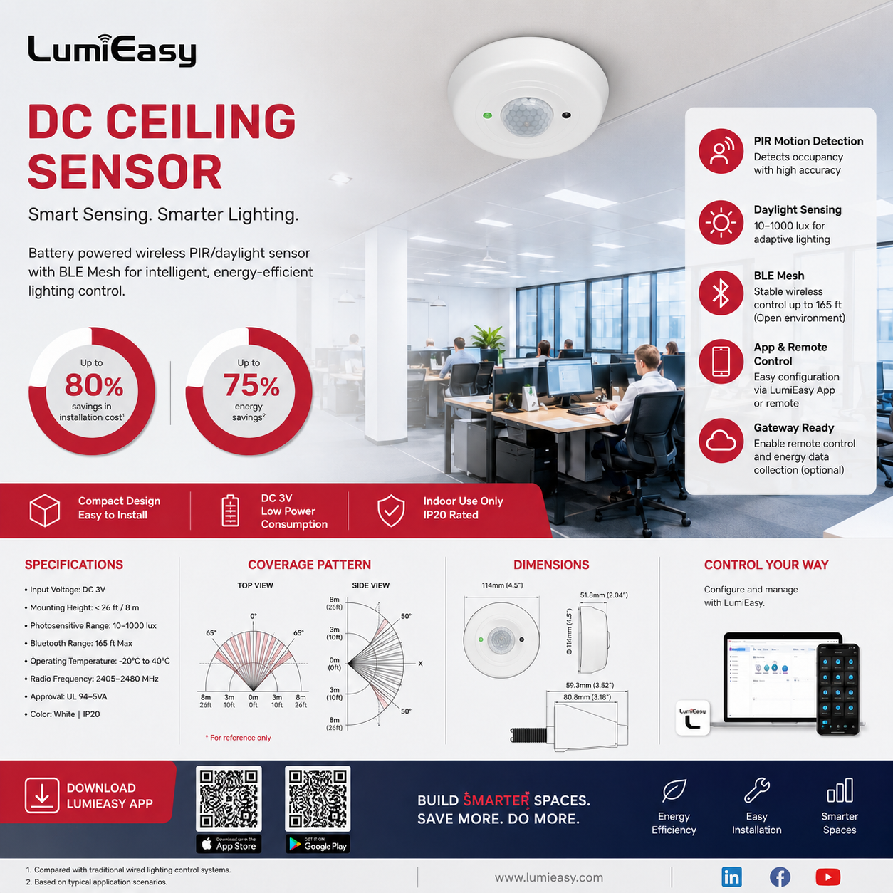 DC Ceiling Sensor DC Ceiling Sensor