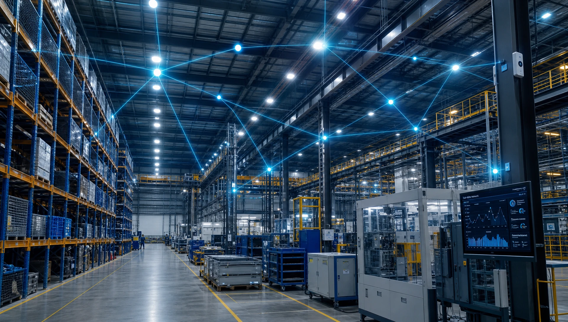 Industrial Wireless Mesh Lighting Network Industrial Wireless Mesh Lighting Network