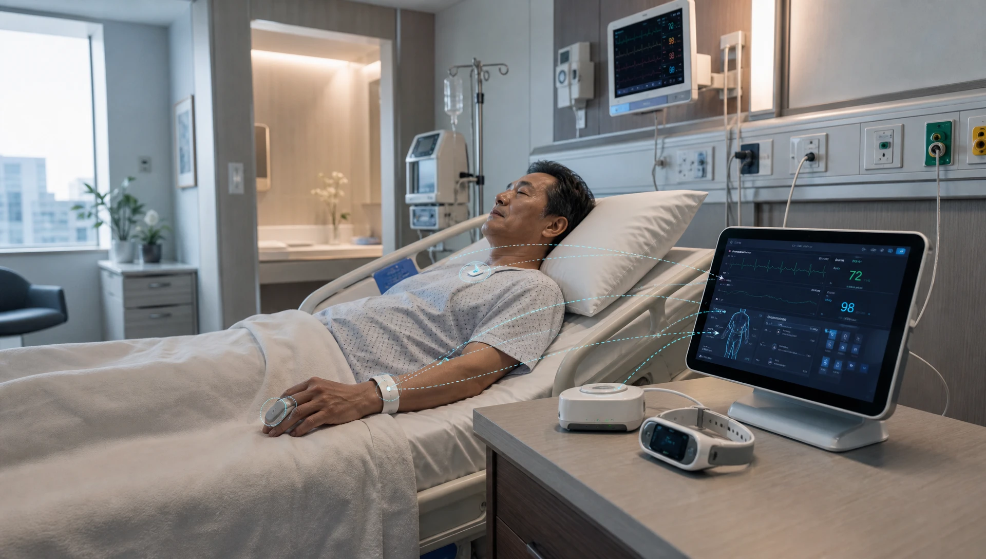 Wireless medical monitoring and RTLS asset tracking in a modern hospital facility Wireless medical monitoring and RTLS asset tracking in a modern hospital facility