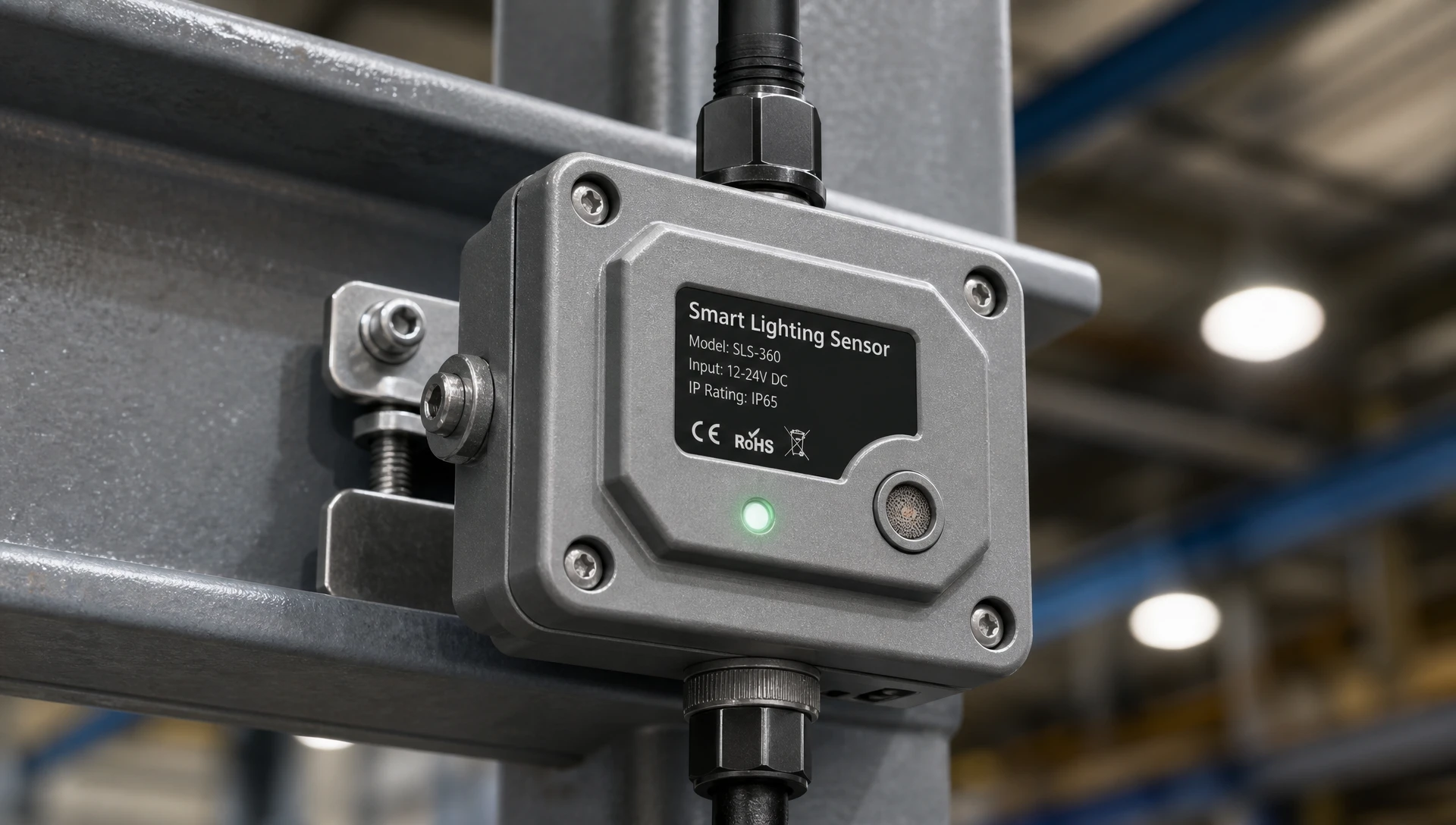 IP65 ruggedized sensor module for industrial smart lighting controls IP65 ruggedized sensor module for industrial smart lighting controls